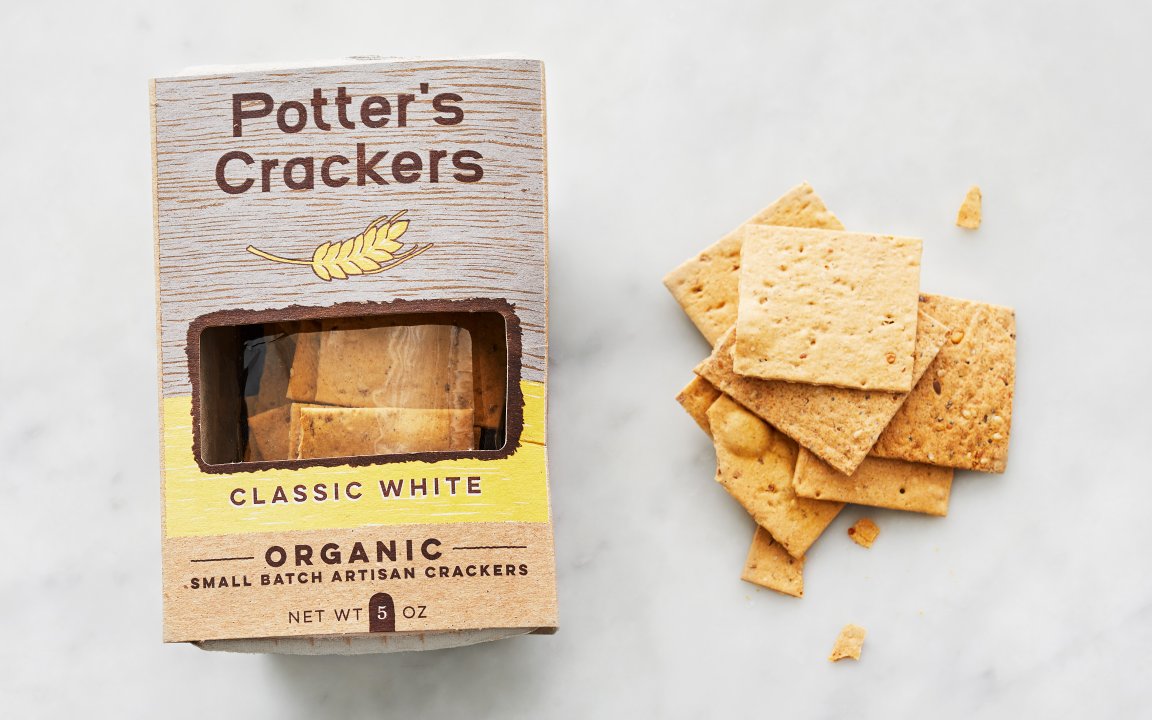 Classic White Crackers Potter's Crackers SF Bay Good Eggs